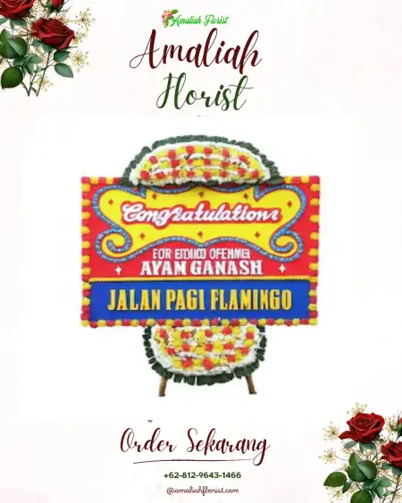 Sewa Papan Bunga Bate